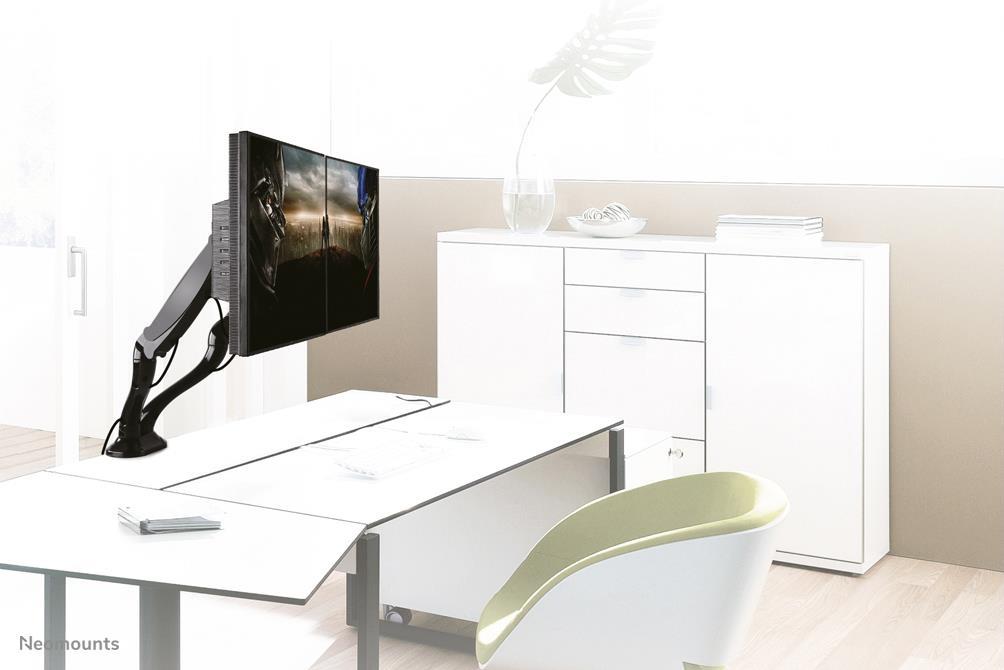 Neomounts Nosilec za monitor 10-30" plinska vzmet