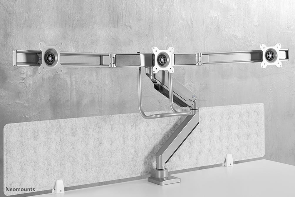 Neomounts Gibljivi nosilec za 3 monitorje 17-27''