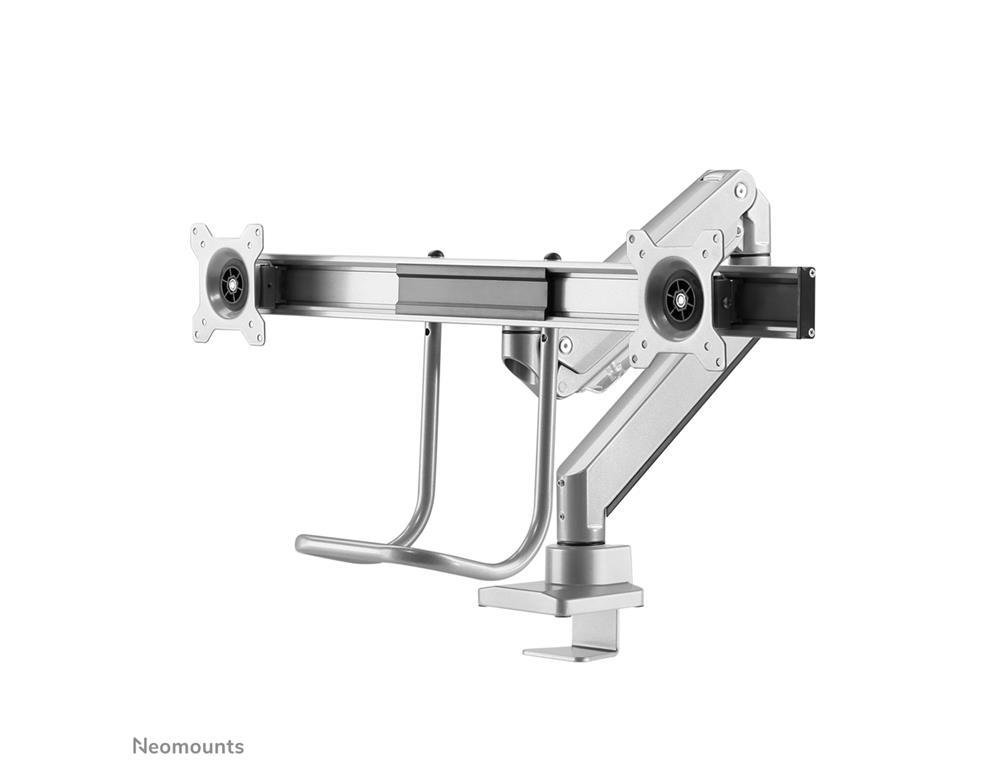 Neomounts Gibljivi nosilec za 2 monitorja 10-32''