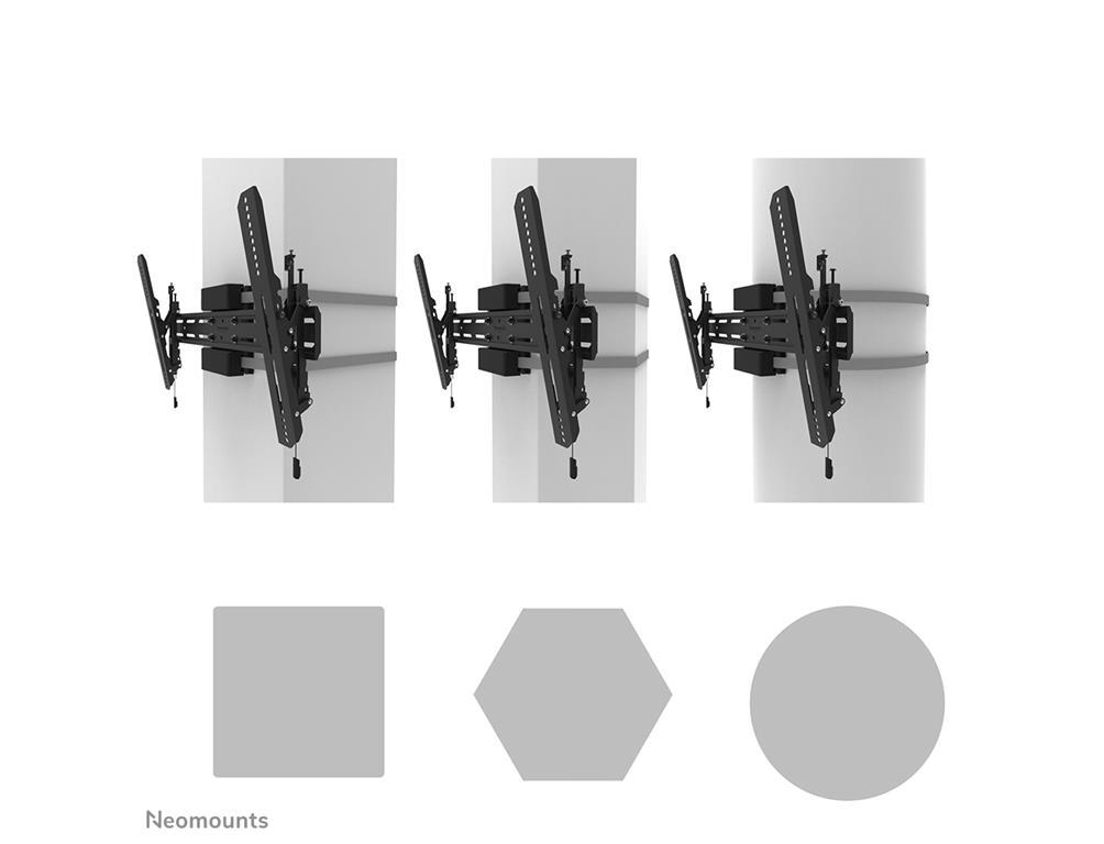 Neomounts Nagibni nosilec za steber - zas. 40-75''
