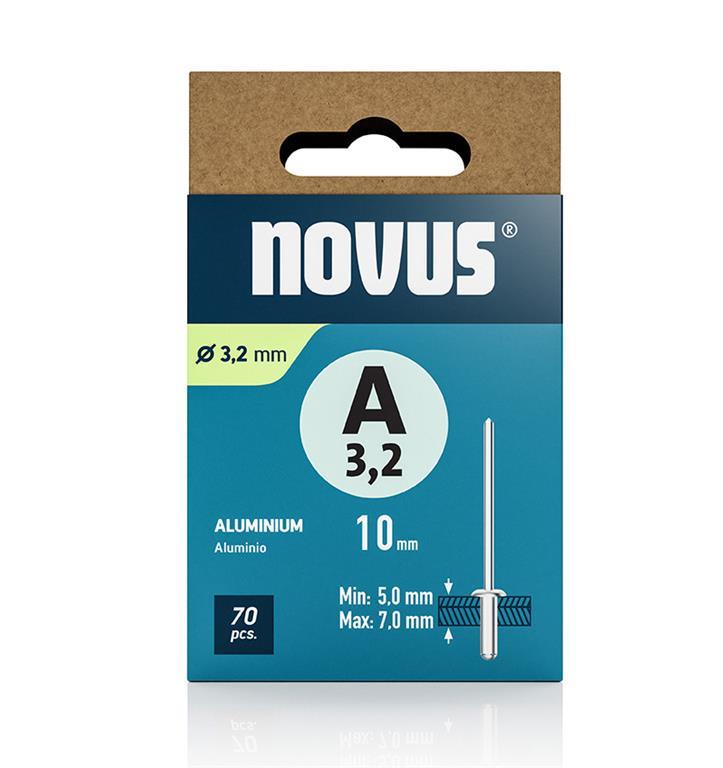 Novus Zakovice tip A 3,2 X 10, aluminij