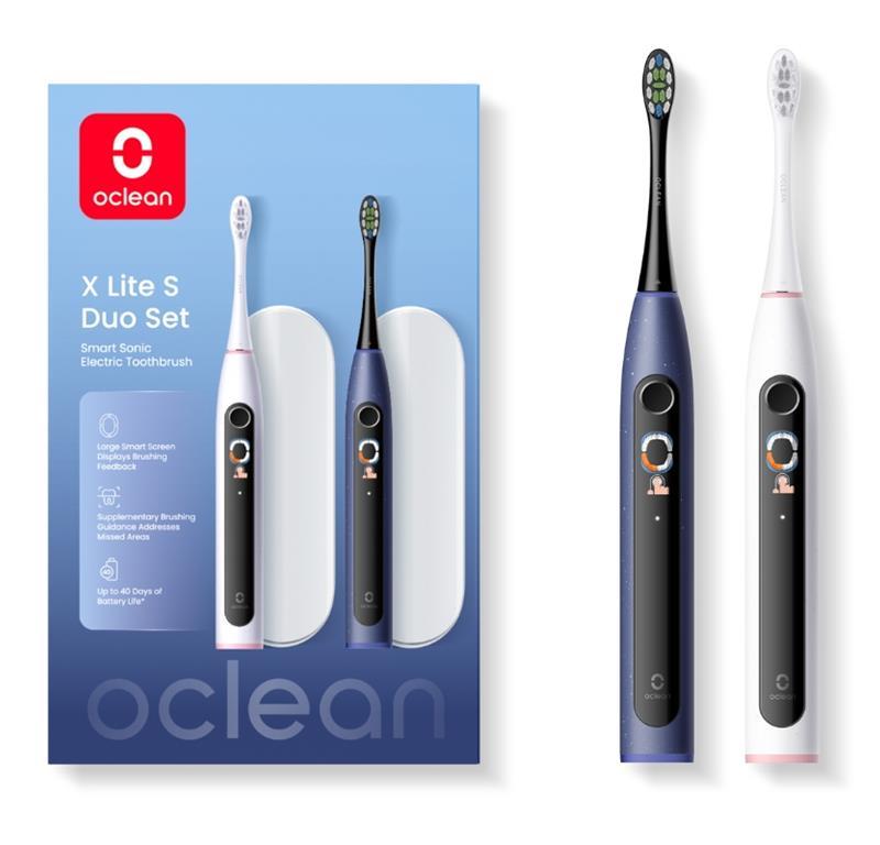 Oclean Električna zobna ščetka X Lite Set - Duo