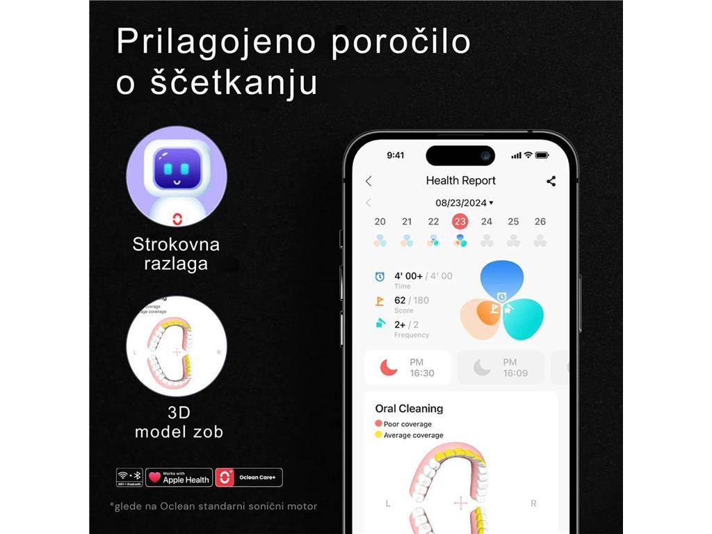 Oclean Električna četkica za zube X Ultra Set