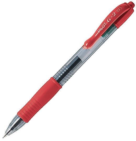 Pilot Gel roler G-2 0,5 rdeč