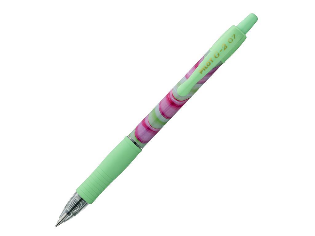 Pilot Gel roler G-2 0,7 FLOW zelen/črno črnilo