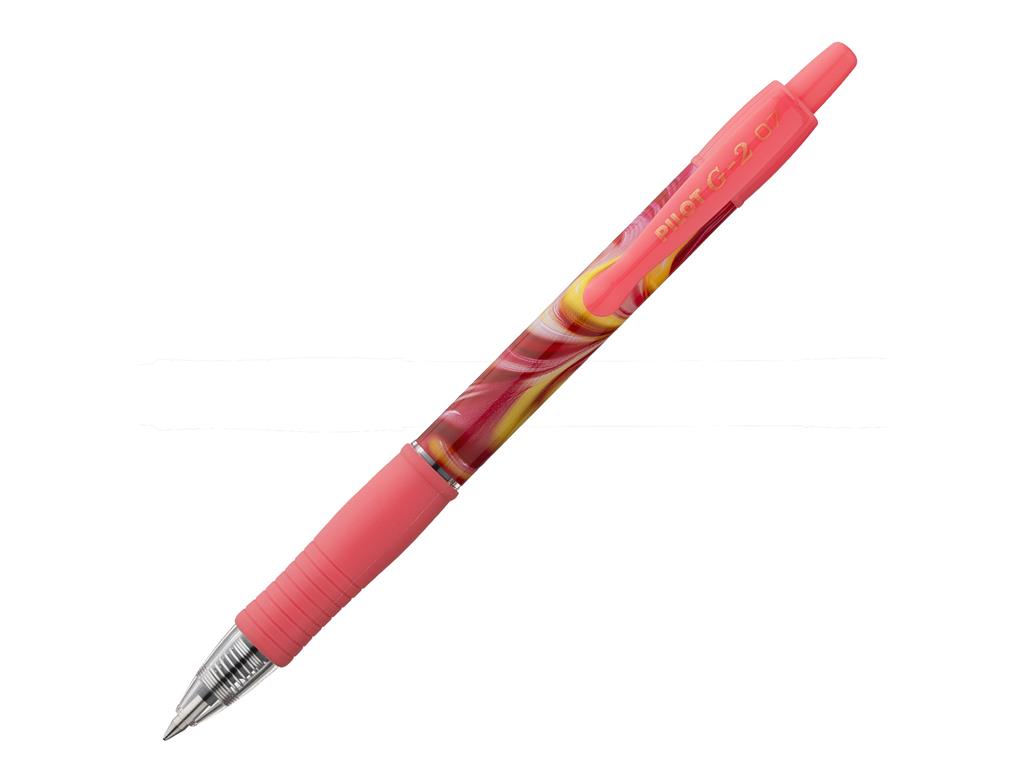 Pilot Gel roler G-2 0,7 FLOW roza/modro črnilo