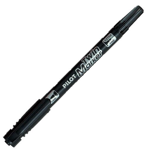 Pilot Marker TWIN, BEGREEN, črna