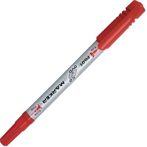 Pilot Marker TWIN CD-DVD, rdeč