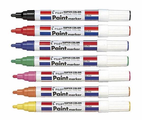 Pilot Paint Marker vodoobstojni, BARVE
