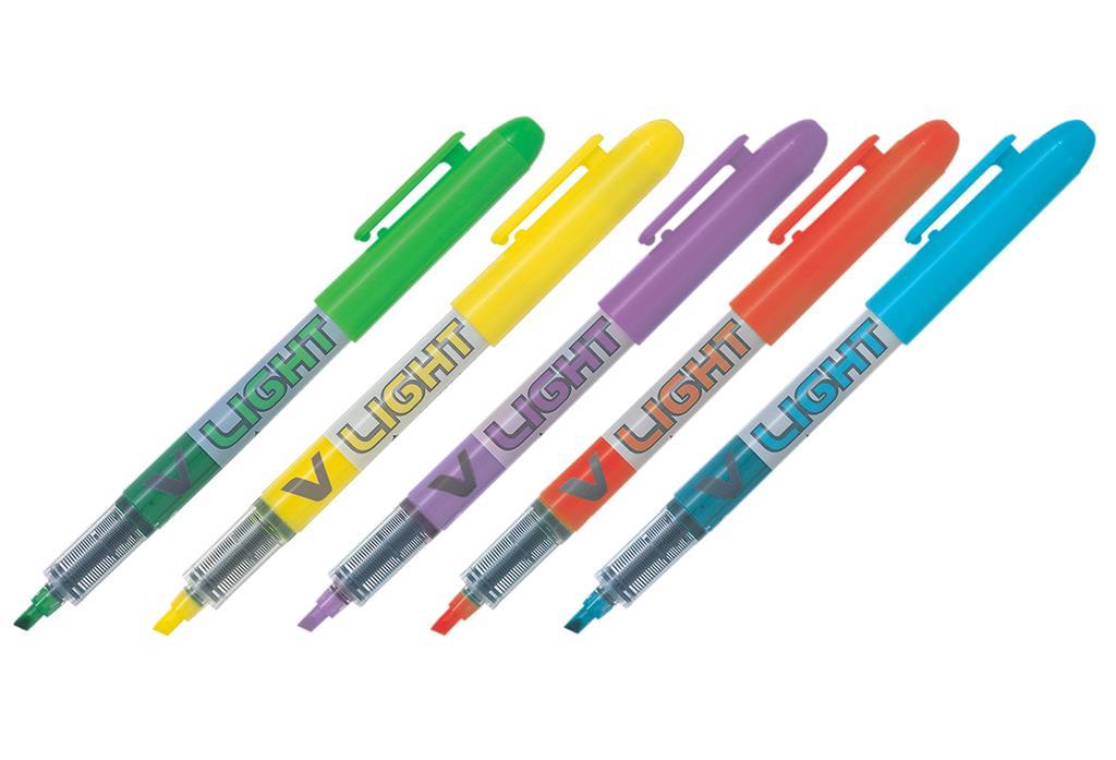 Pilot Označevalnik teksta V LIGHT, BARVE