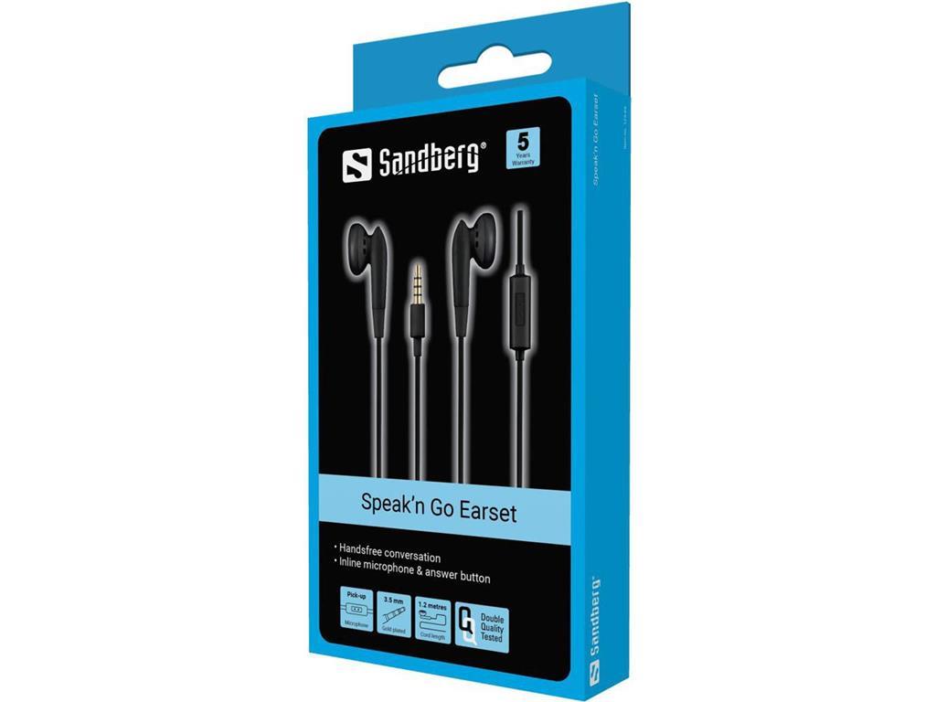 Sandberg Speak’n Go Earset Black