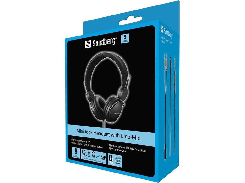 Sandberg Sandberg MiniJack slušalice s mikrofonom