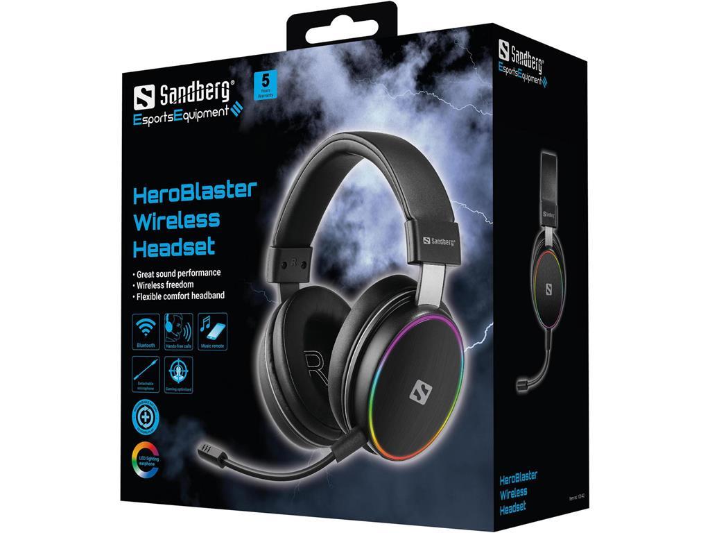 Sandberg HeroBlaster Wireless Headset