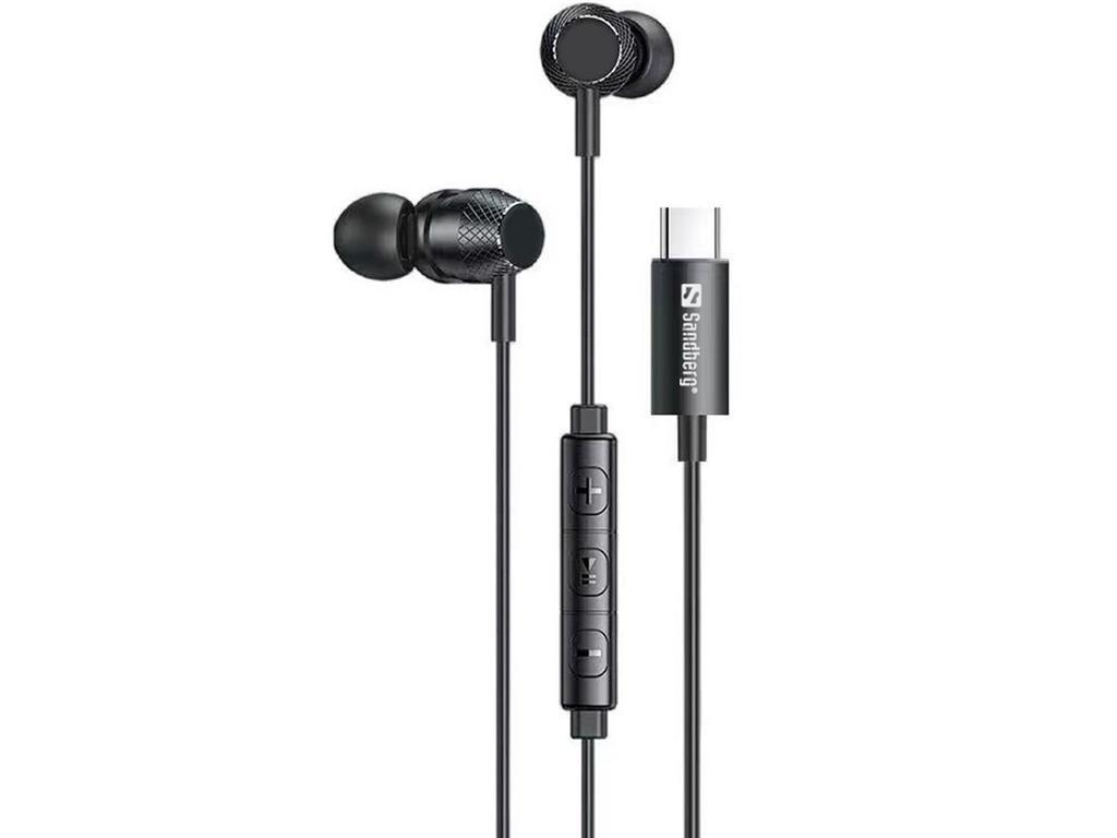 Sandberg Slušalke USB-C/A in-ear z mikrofonom