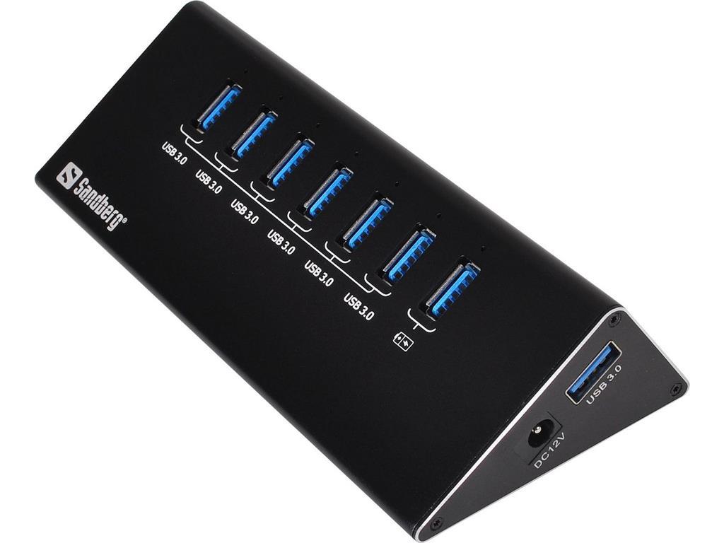 Sandberg Sandberg USB 3.0 Hub 6+1 portova