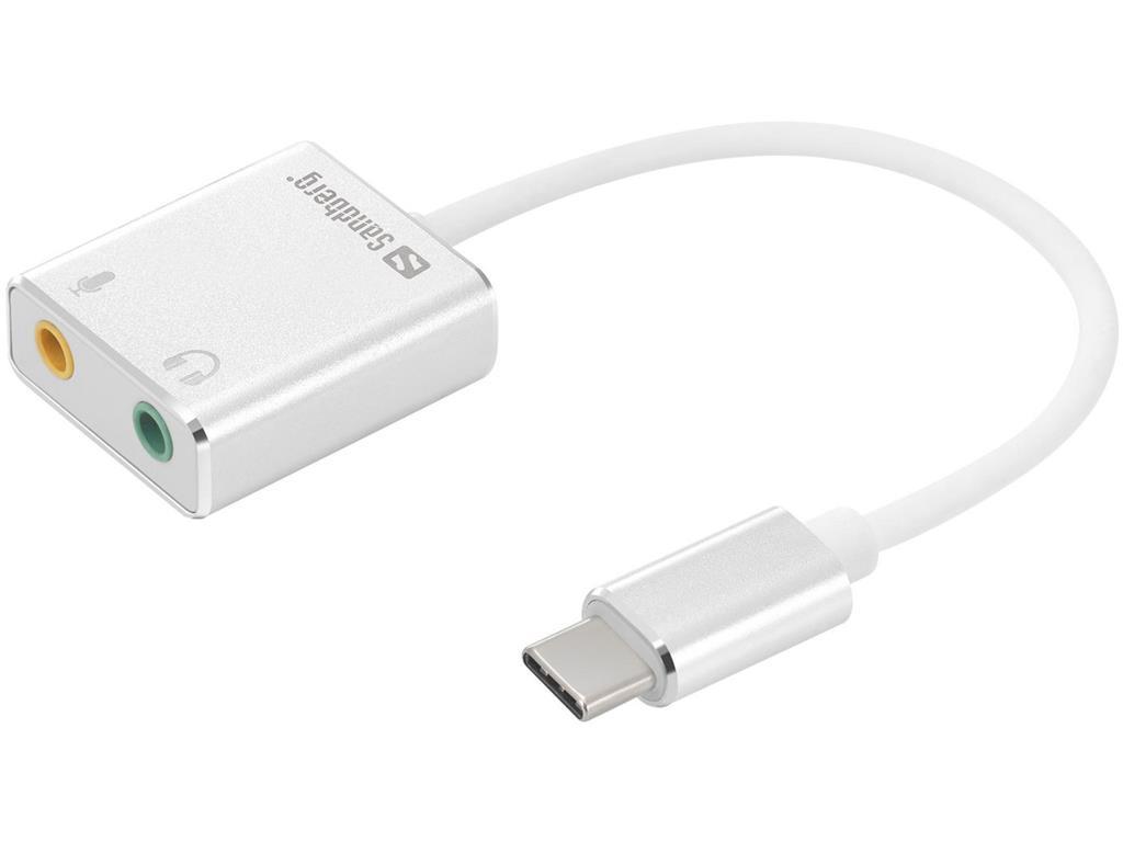 Sandberg Avdio adapter USB-C - Sound Link