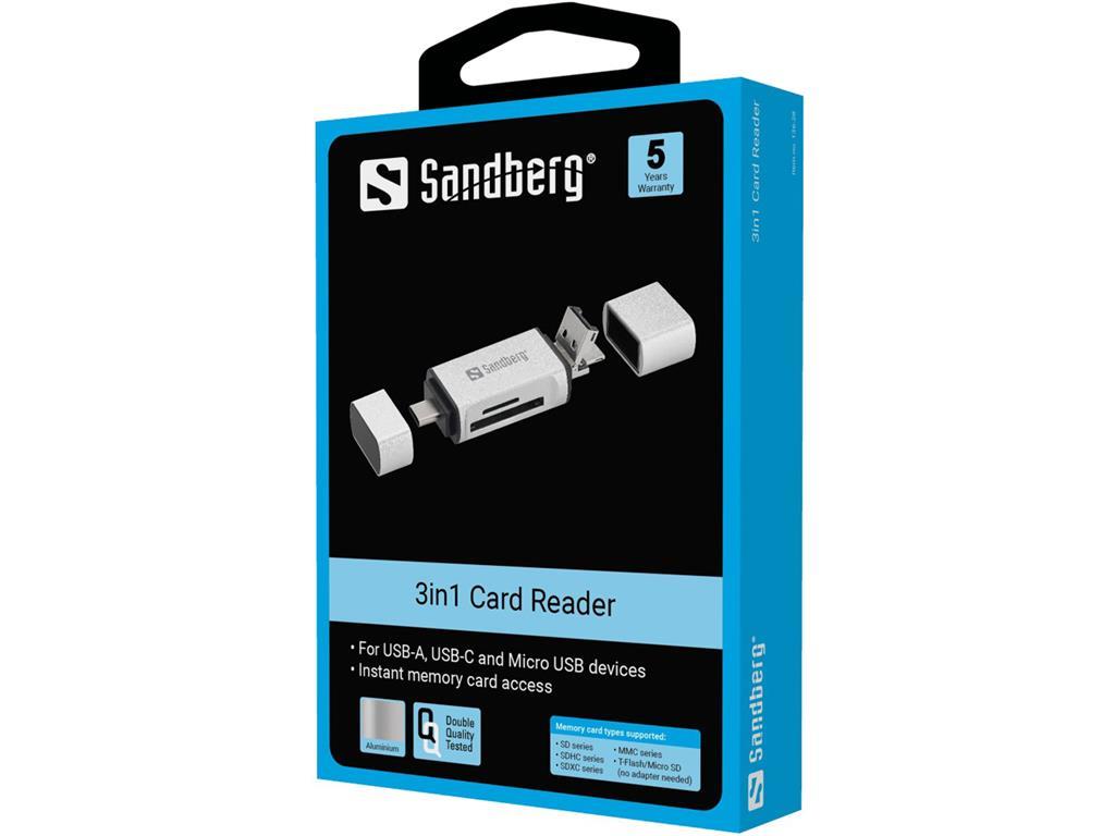 Sandberg Pametni čitač kartica
