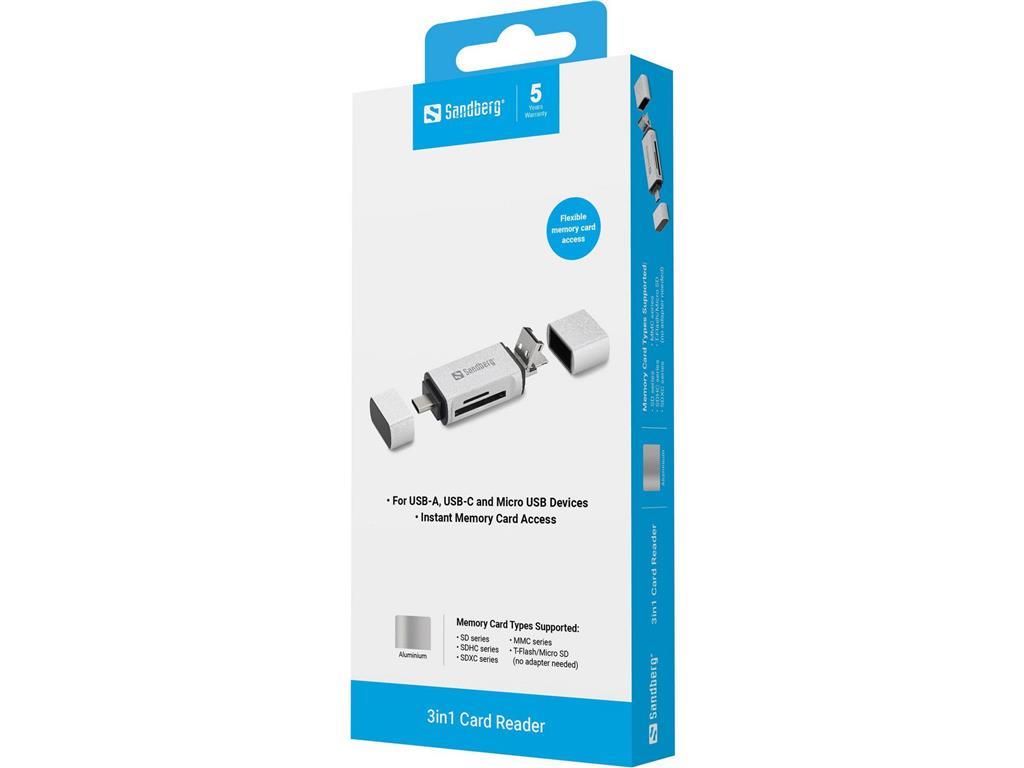 Sandberg Pametni čitač kartica