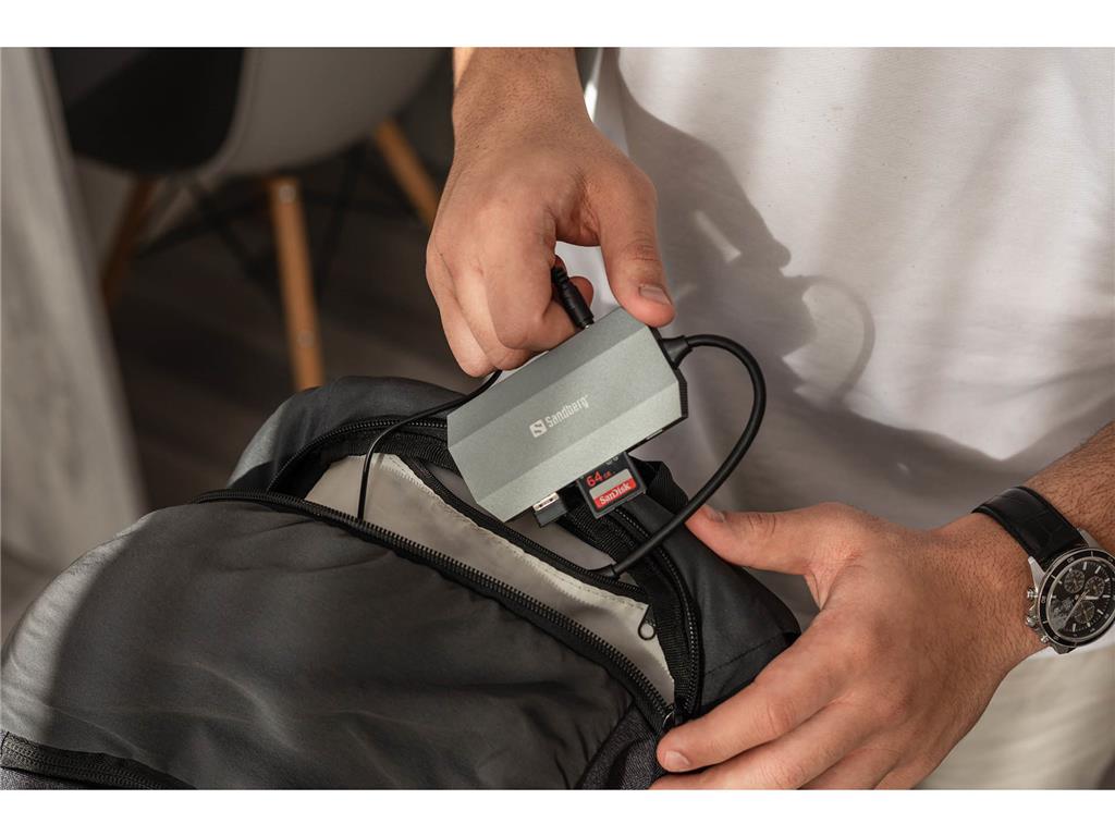 Sandberg USB-C razdjelnik, 6-u-1