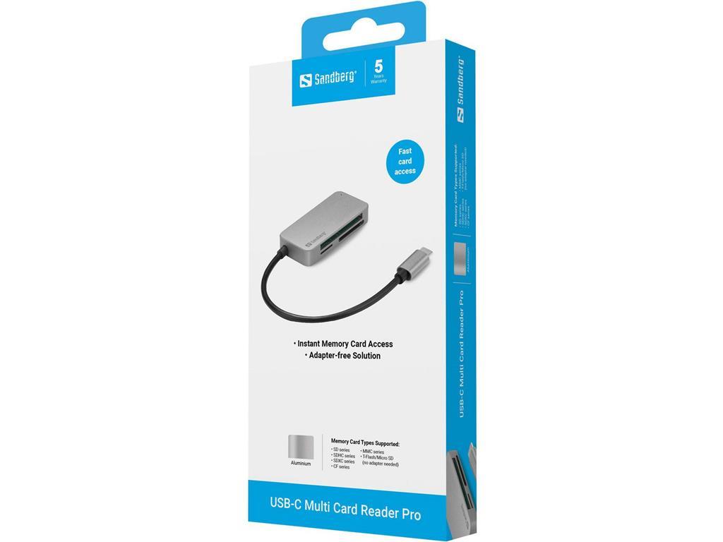 Sandberg Sandberg USB-C višenamjenski čitač