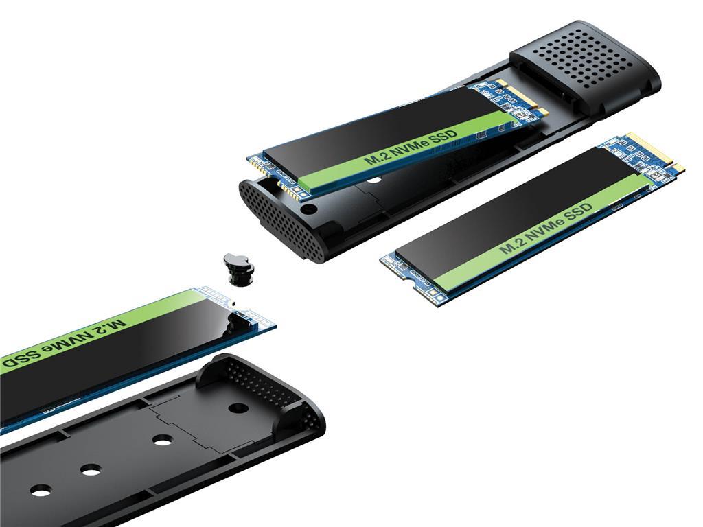 Sandberg USB 3.2 ohišje za M.2+NVMe SSD