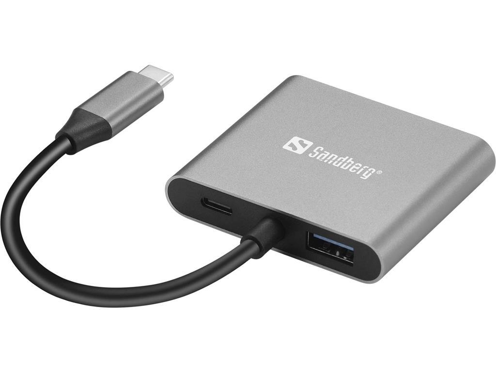 Sandberg Sandberg USB-C Dock 2xHDMI+USB+PD