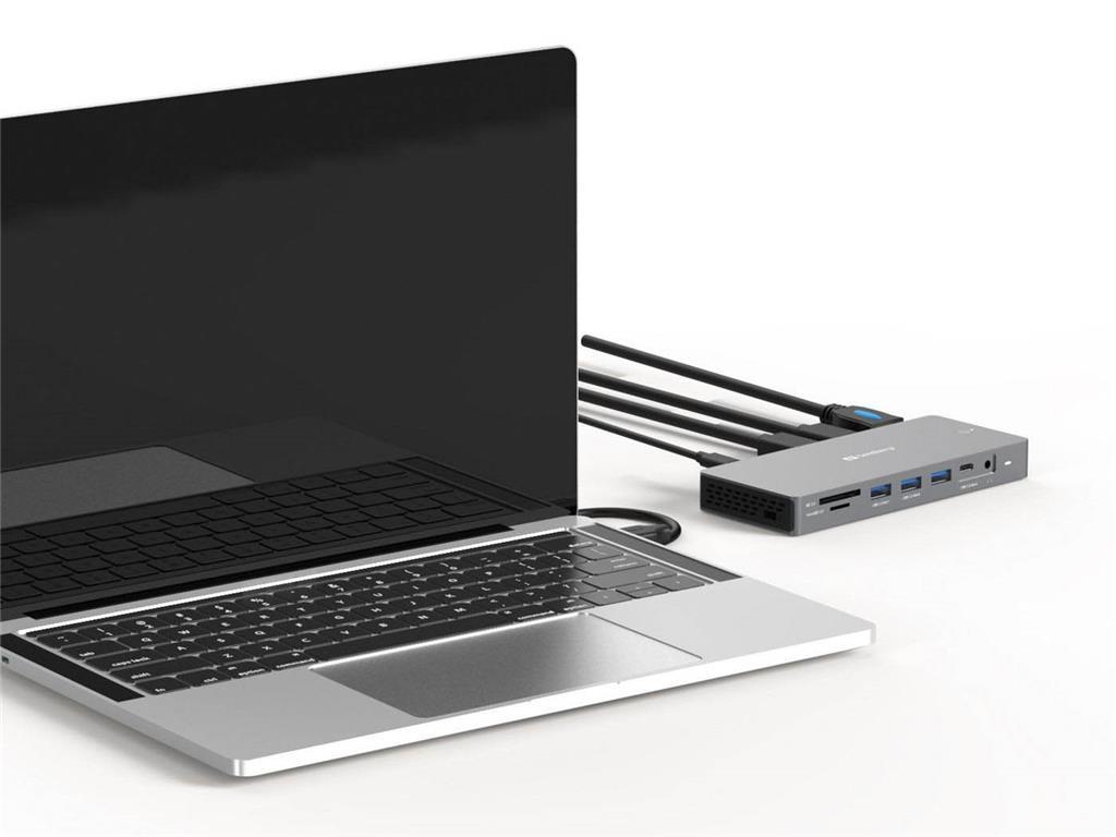 Sandberg USB-C hub razdelilnik Pro, 13-v-1