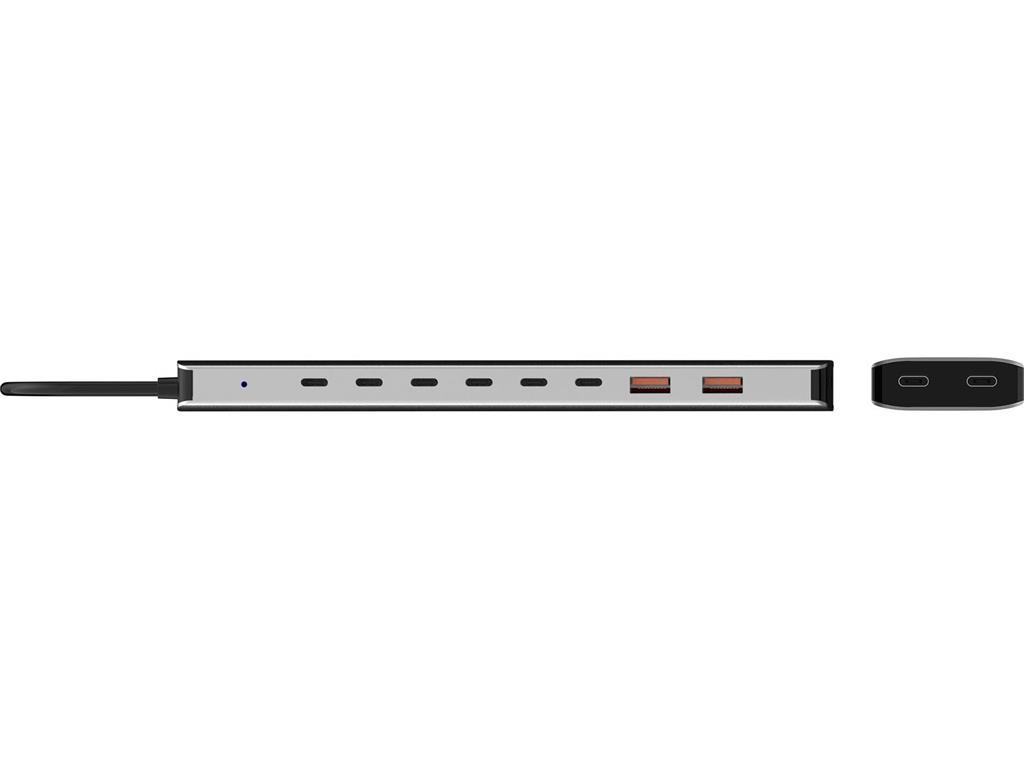 Sandberg USB-C hub razdelilnik 8xUSB-C + 2xUSB-A