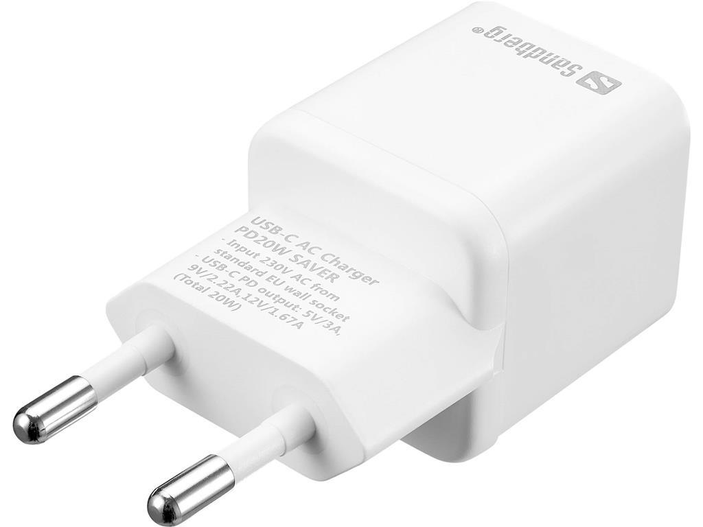 Sandberg Sandberg USB-C AC punjač PD20W SAVER