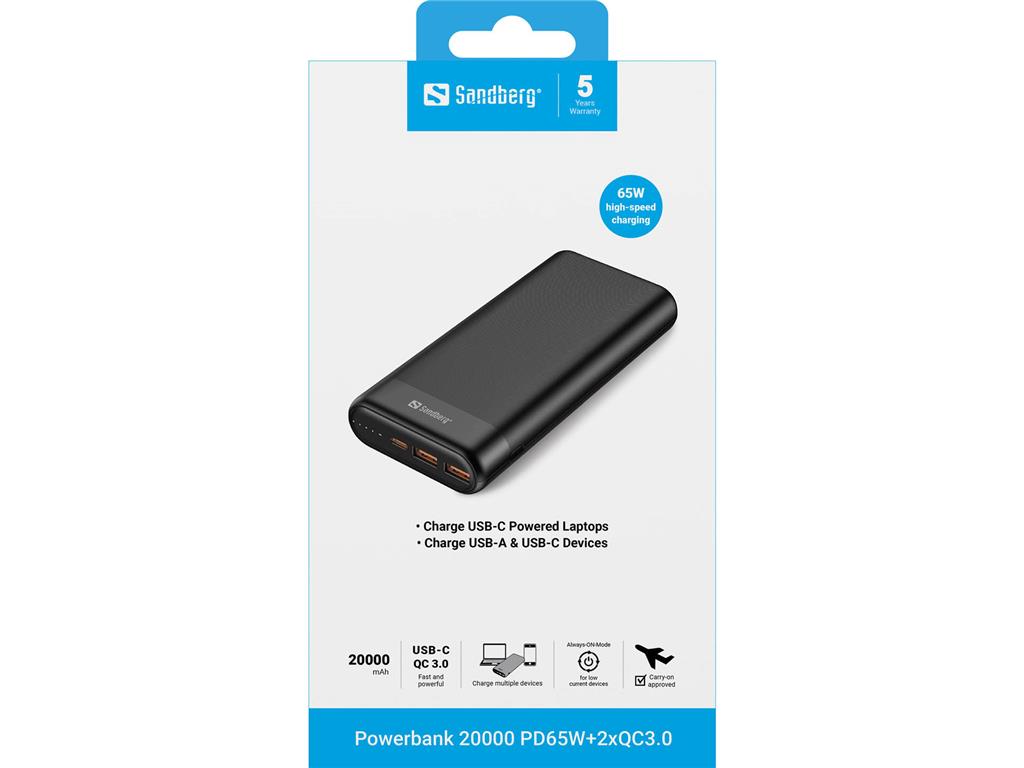 Sandberg Baterija Powerbank 20.000