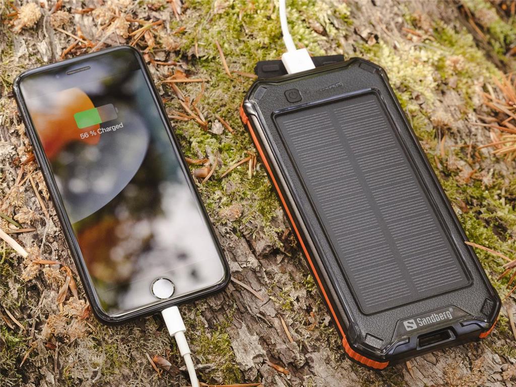 Sandberg 3v1 Solarni powerbank 10000