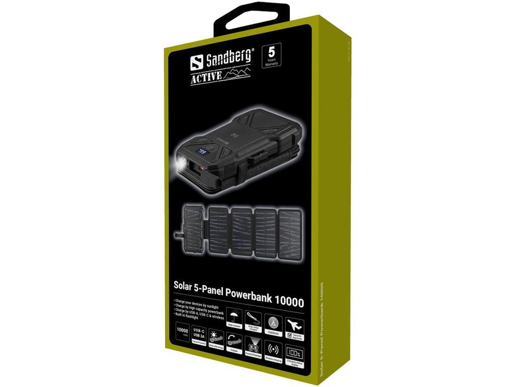 Sandberg Solarna baterija Powerbank 10.000