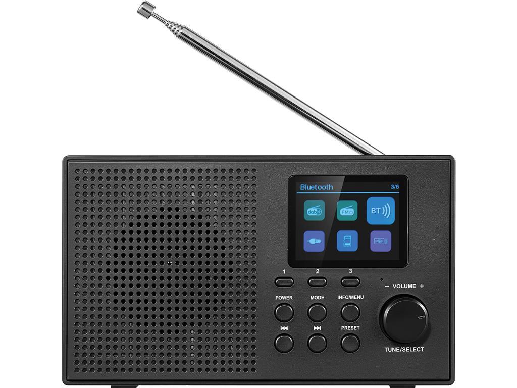 Sandberg Radio DAB z Bluetooth, zvočnik 3W