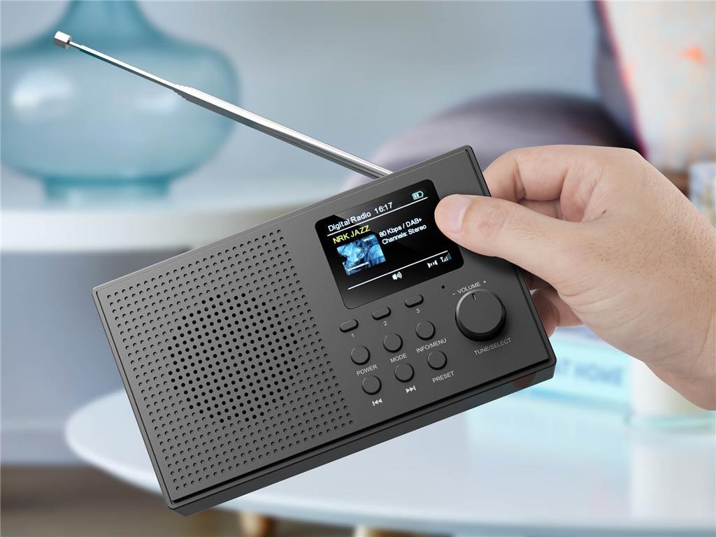 Sandberg Radio DAB z Bluetooth, zvočnik 3W