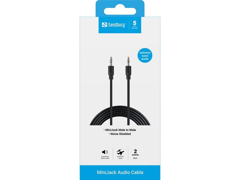 Sandberg Sandberg MiniJack kabel M-M 2 m