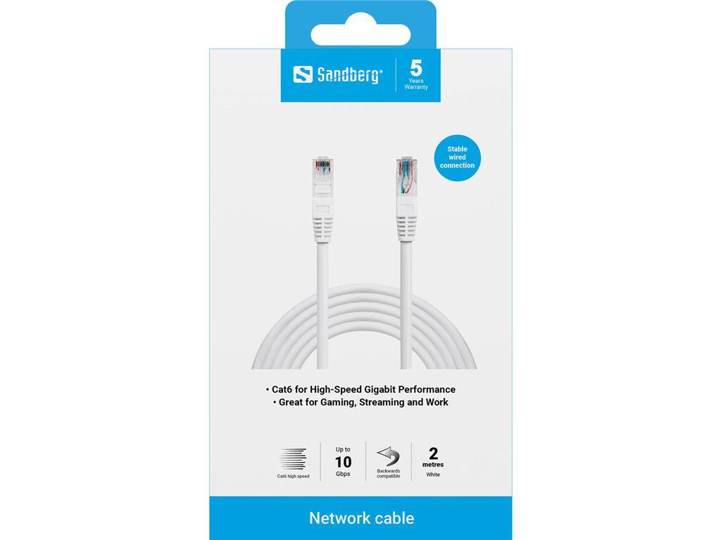 Sandberg Omrežni kabel UTP CAT6 2 m