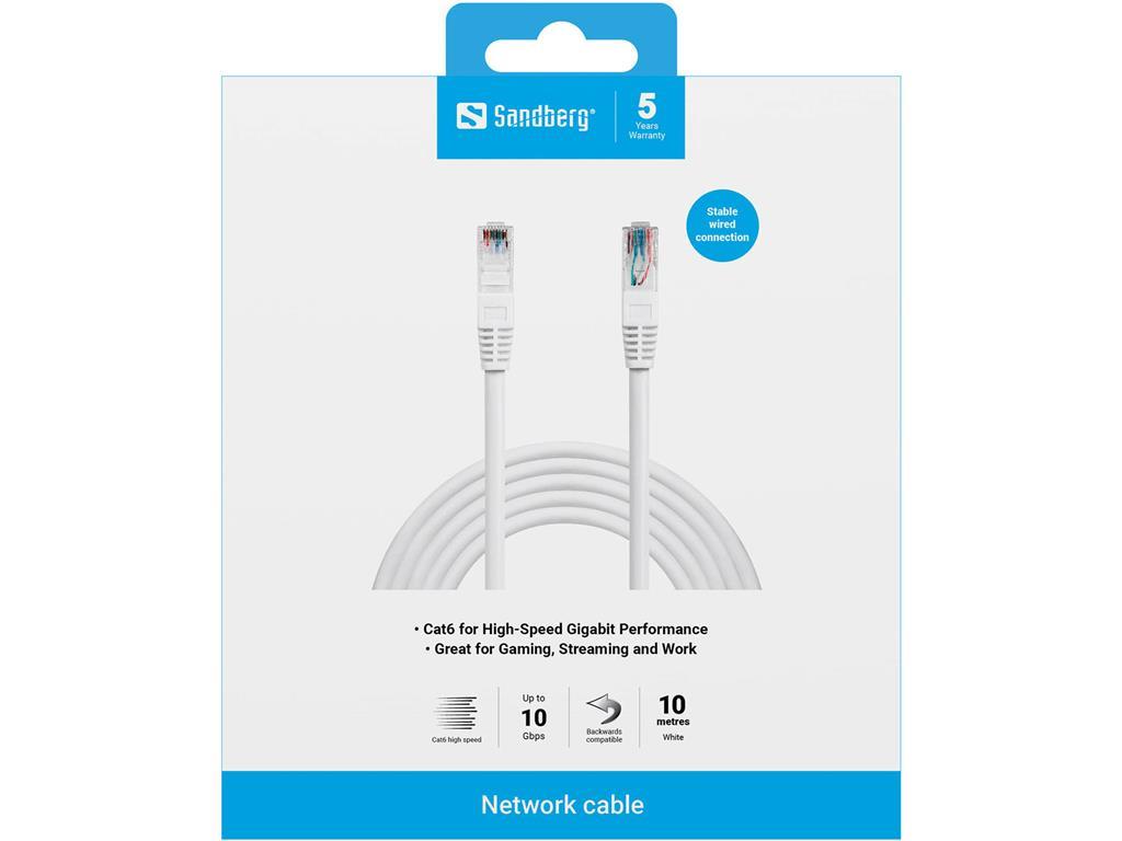 Sandberg Sandberg mrežni kabel UTP Cat6 10 m