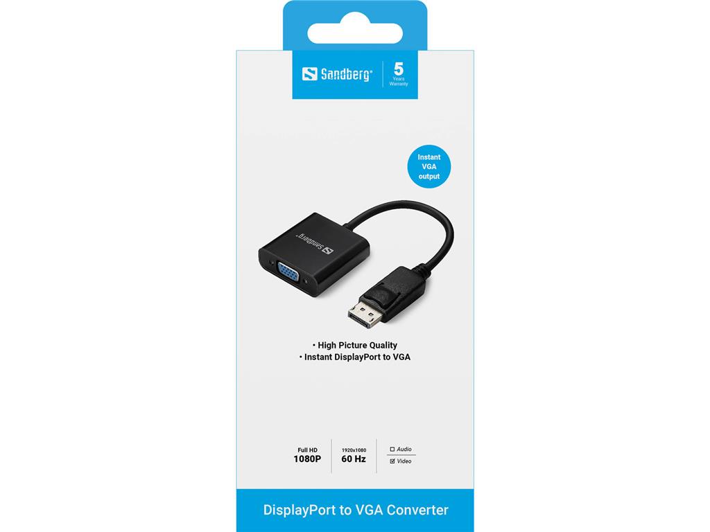 Sandberg Sandberg adapter DisplayPort>VGA