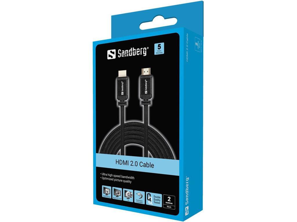 Sandberg Sandberg HDMI 2.0 19M-19M, 2m