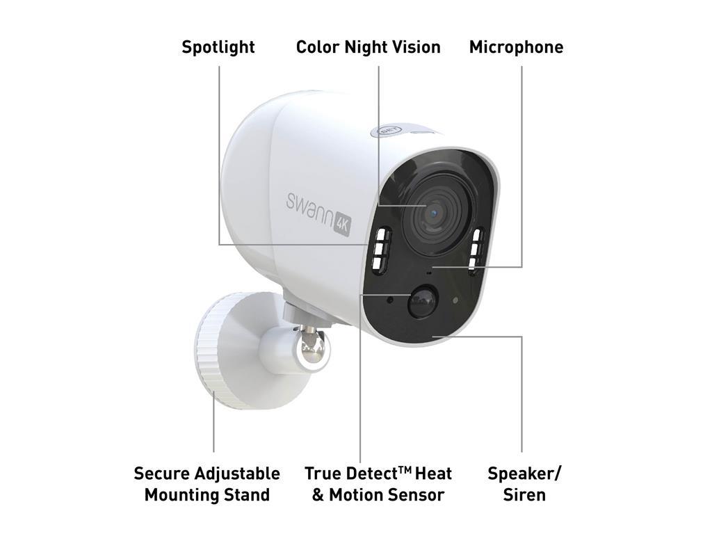 Swann Sigurnosna kamera Xtreem 4K, Wi-Fi