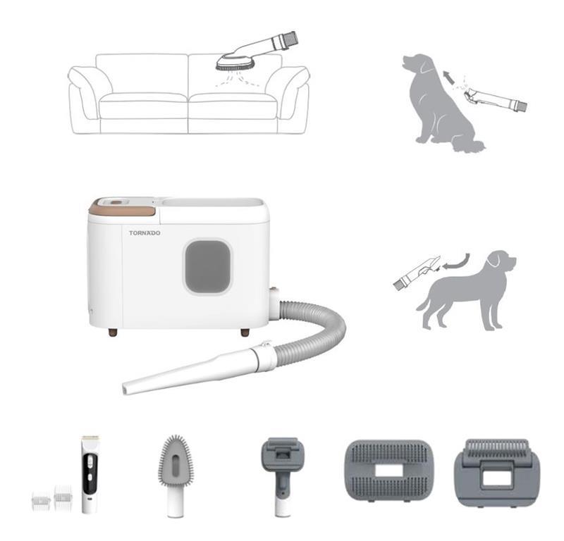 Tornado 5-v-1 robotski sesalnik (Pet friendly)