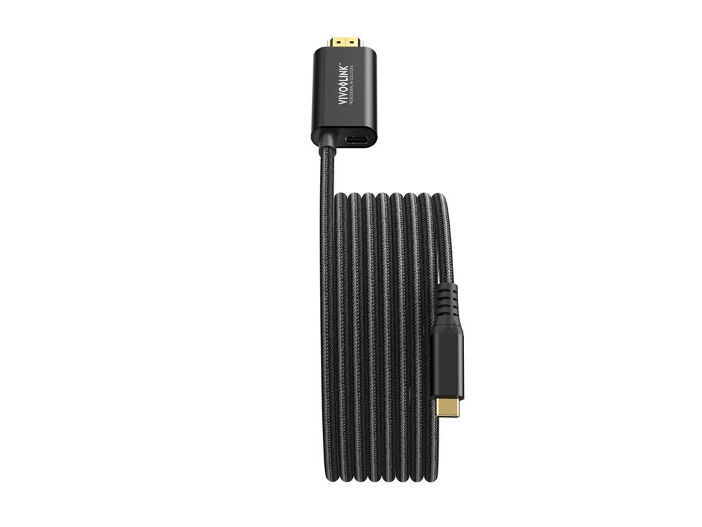 Vivolink Kabel USB C-HDMI kabel s polnjenjem, 2m