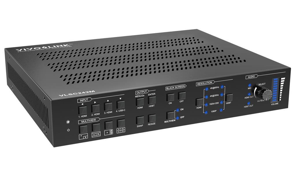 Vivolink HDBaseT 3.0 18G 4X2 brezhibni KVM switch