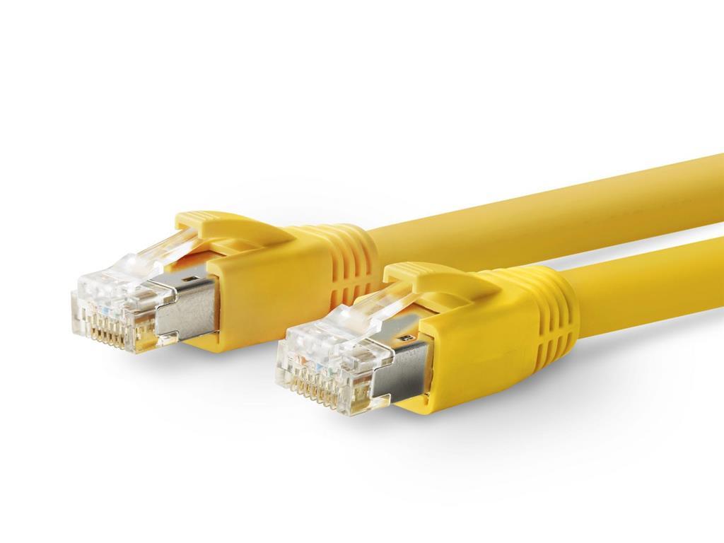 Vivolink Kabel Cat 6a, F/FTP, 40m, rumen