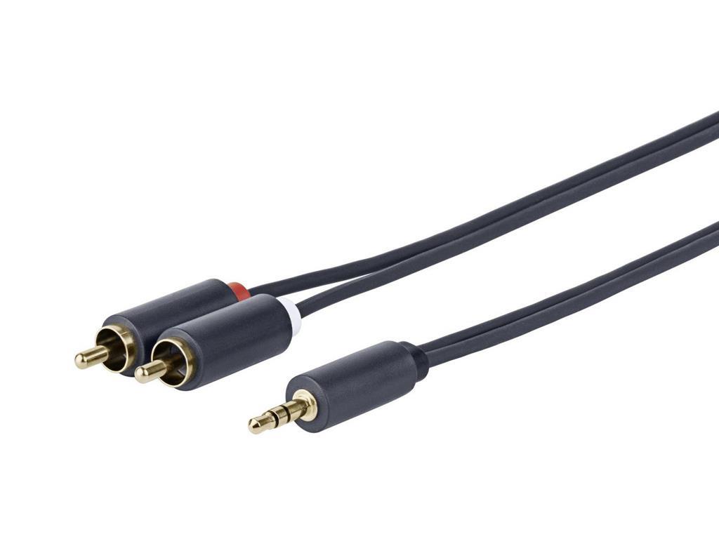 Vivolink 3,5mm kabel na 2xRCA M-M 2m