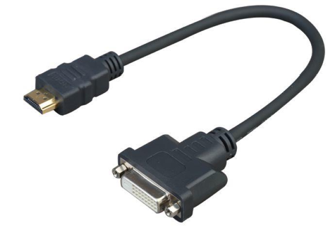Vivolink Pro adapter HDMI-DVI (M/F) 0,2m