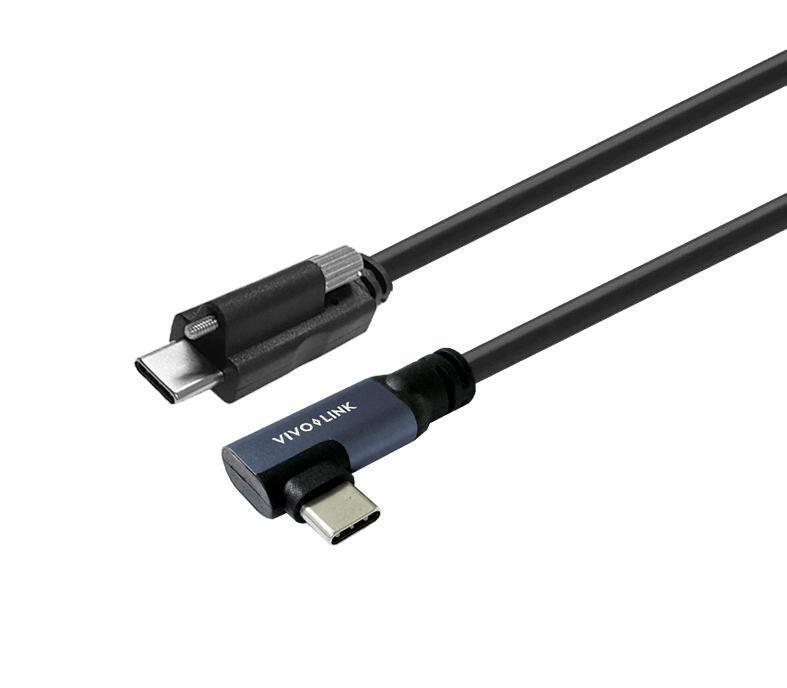 Vivolink Kabel USB C-C z vijakom, kotni 7m