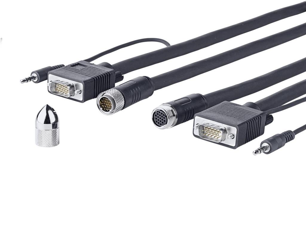 Vivolink Pro kabel VGA + avdio Cross Wall 10m