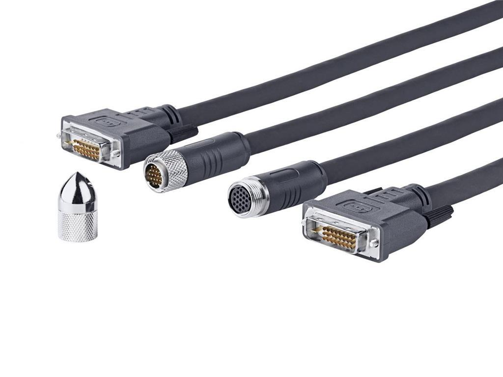 Vivolink DVI-D kabel za prehod skozi steno, 10m