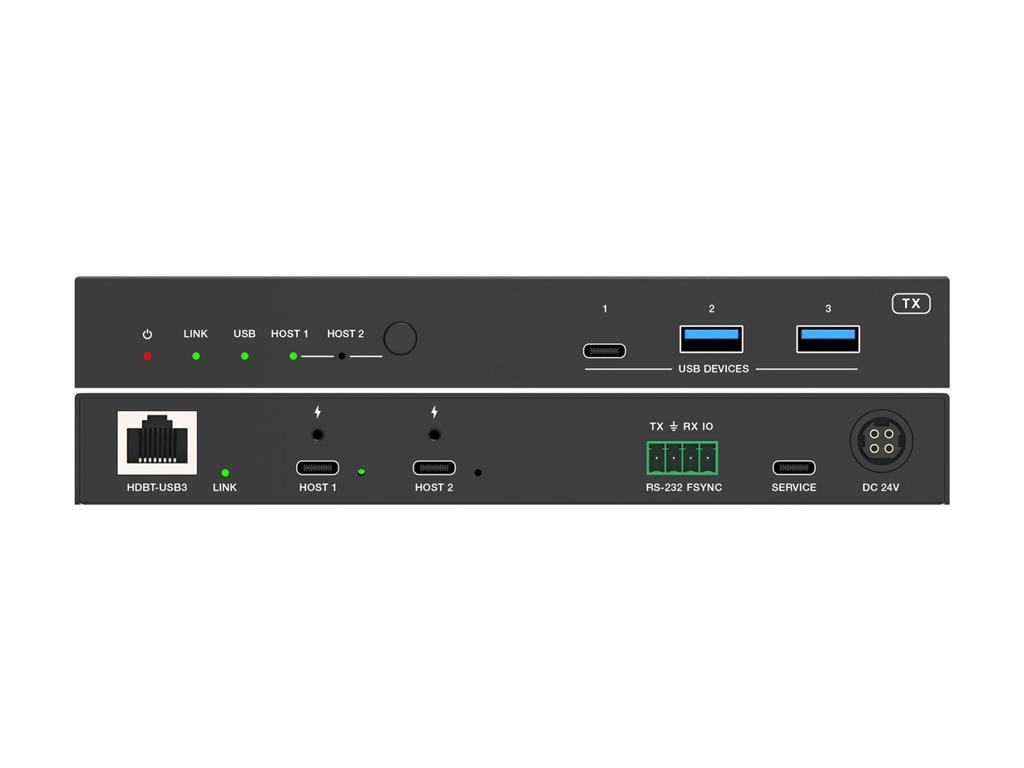 Vivolink KVM podaljševalnik 2x USB-C vhod in HDMI